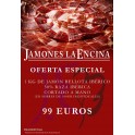Imagen 1 kilo  Jamón Bellota ibérico 50% raza ibérica loncheado