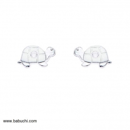Pendientes plata niña tortuga Pendientes plata niña tortuga