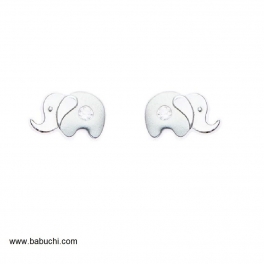 Pendientes plata ley niña elefante Pendientes plata ley niña elefante