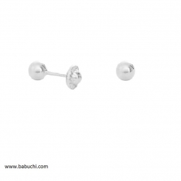 Pendientes bebé de bola oro blanco Pendientes bebé de bola oro blanco