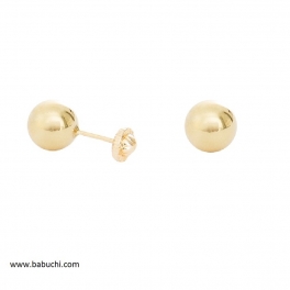 Pendientes niña bola oro 18 k Pendientes niña bola oro 18 k