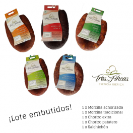 Lote embutidos ibéricos Tres Fincas Lote embutidos ibéricos Tres Fincas