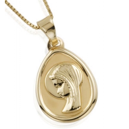 Medalla con cadena en Oro Medalla con cadena en Oro
